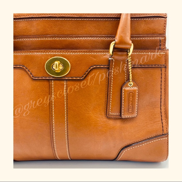 HAMPTON COACH TURNLOCK SATCHEL - Picture 4 of 15